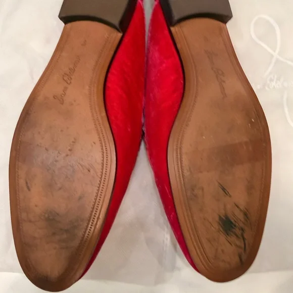 EUC Sam Edelman Linnie Pink Velvet Mule – Size 8 - Picture 9 of 11